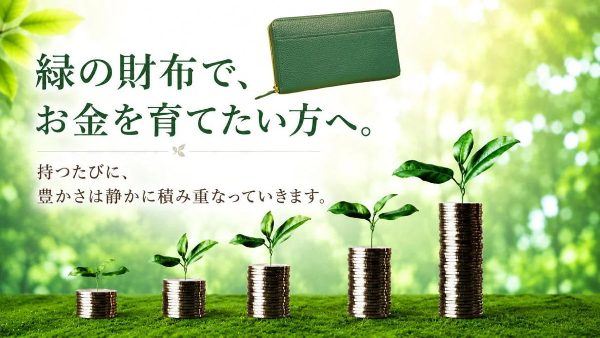 緑の財布